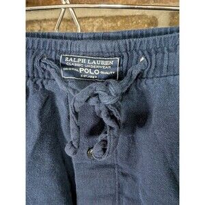 Polo Ralph Lauren Men's Blue Pajama Bottoms Size Med 100% Cotton Lounge Pants